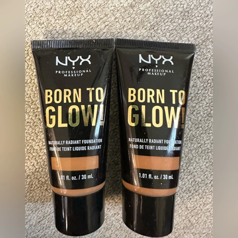 NYX BORN TO GLOW! NATURALLY RADIANT FOUNDATION BTGRF16 Mahogany New
